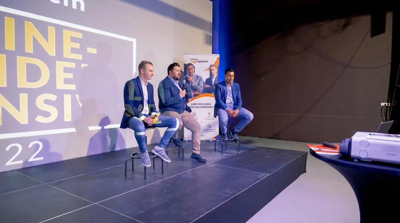 Panel-Diskussion auf der Bühne